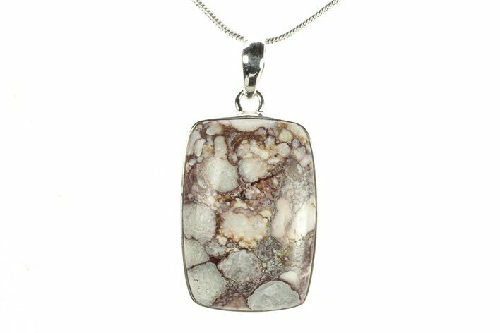 Wild Horse Magnesite Pendant - Sterling Silver #278698